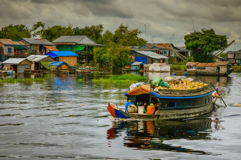 siem reap, cambodge, voyage, asiatica travel, tonle sap, lac, village flottant