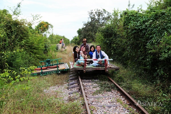 Train de bambou à Battambang