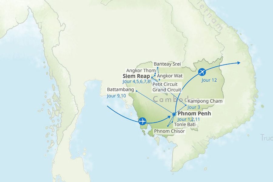 Visite du Cambodge 2 semaines
