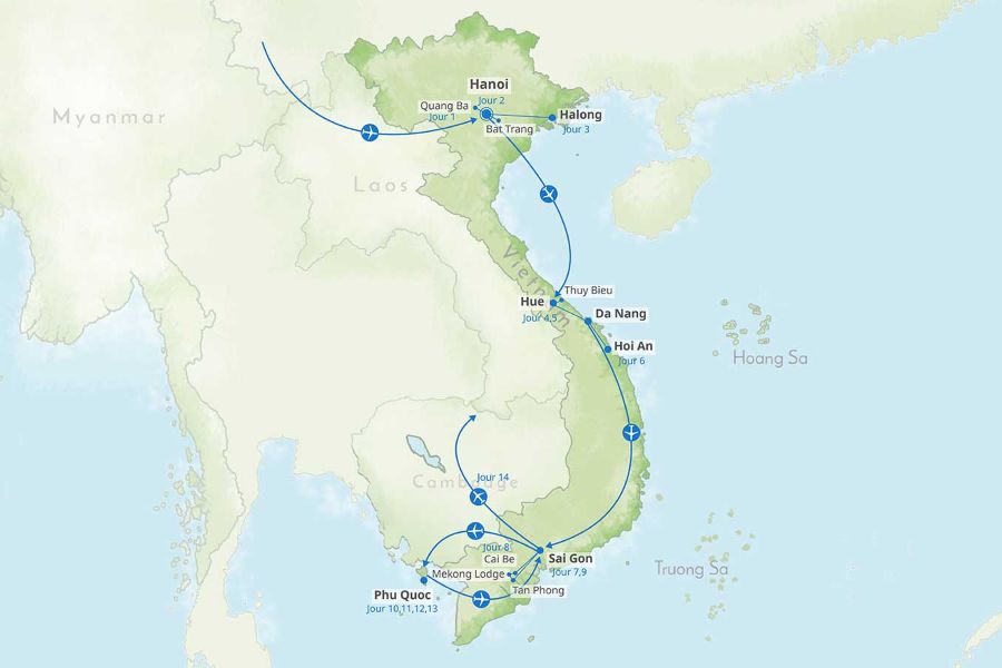 Lune de miel au Vietnam