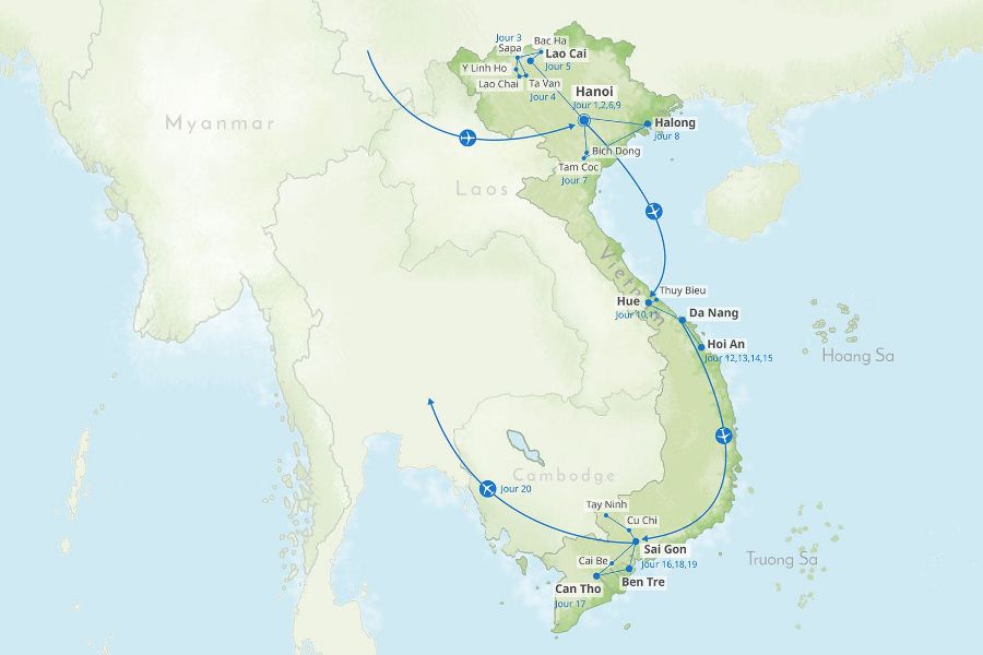 Circuit au Vietnam 3 semaines