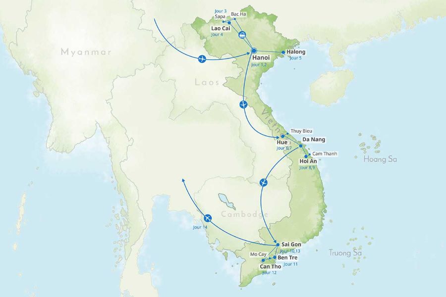 Vietnam en famille 2 semaines