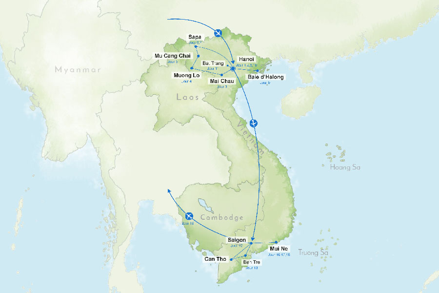 Aventure  au Vietnam en famille