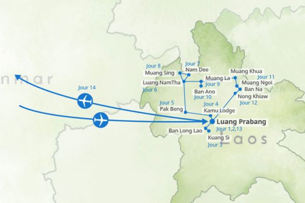Randonnée au Laos 2 semaines