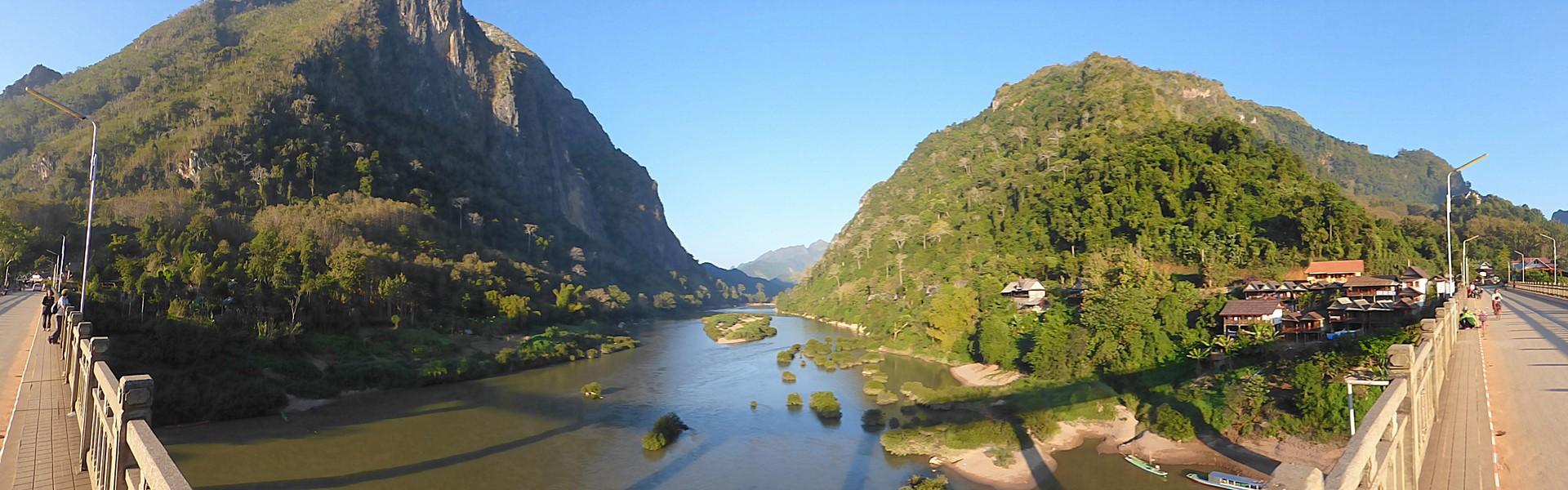 Voyage Nong Khiaw - Charmant petit village que traverse la rivière Nam Ou