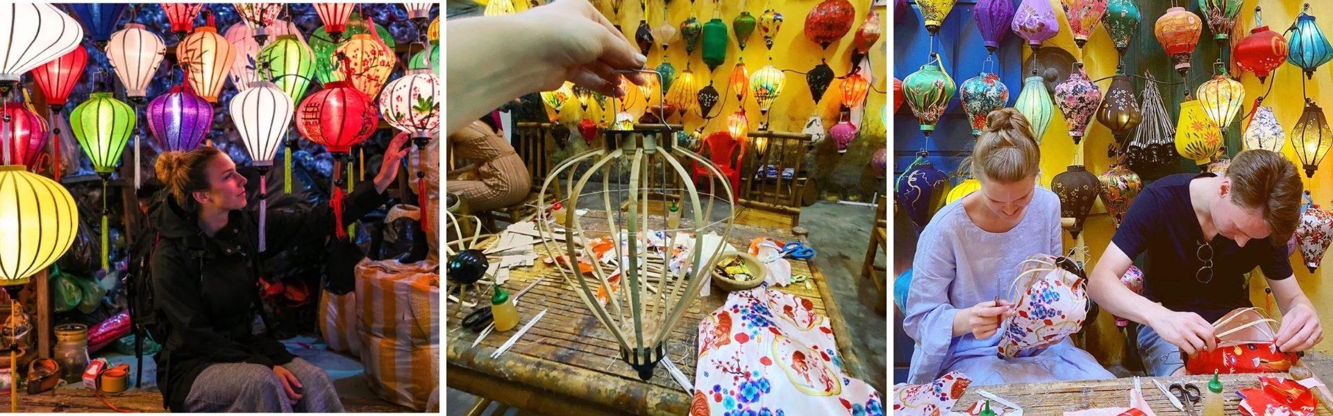 L'atelier de lanternes à Hoi An