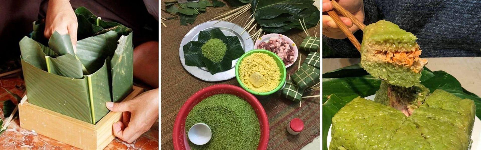 Cours de cuisine de Bánh Chưng au village de Phu Hau