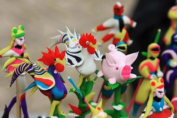 To He : figurine en pâte de riz du Vietnam