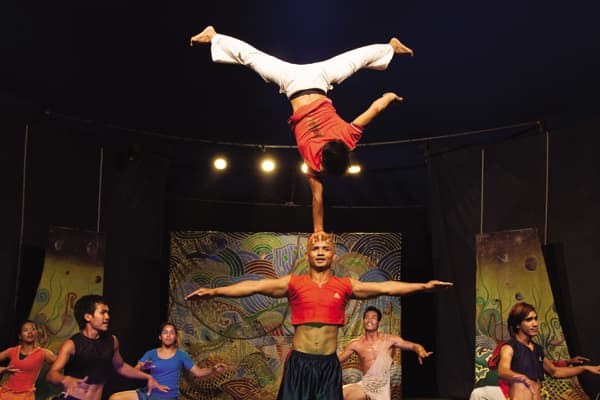 Le cirque Phare Ponleu Selpak à Siem Reap