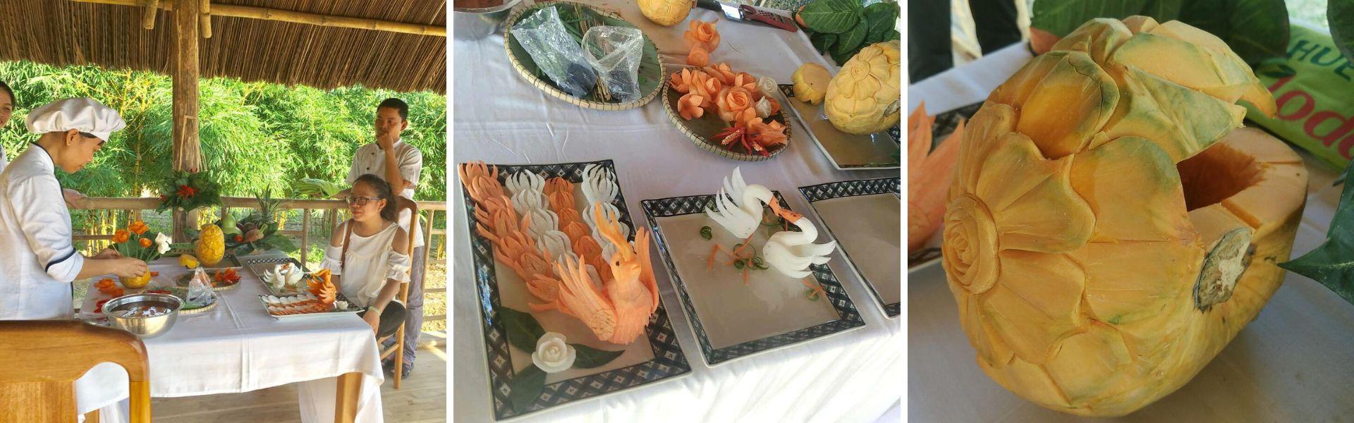 Sculpture sur fruits & légumes