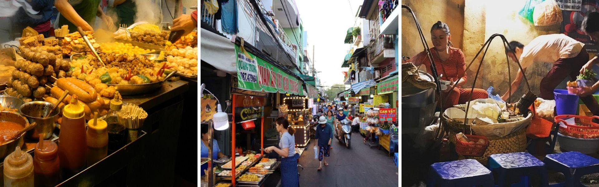 Cuisine de rue à Saigon