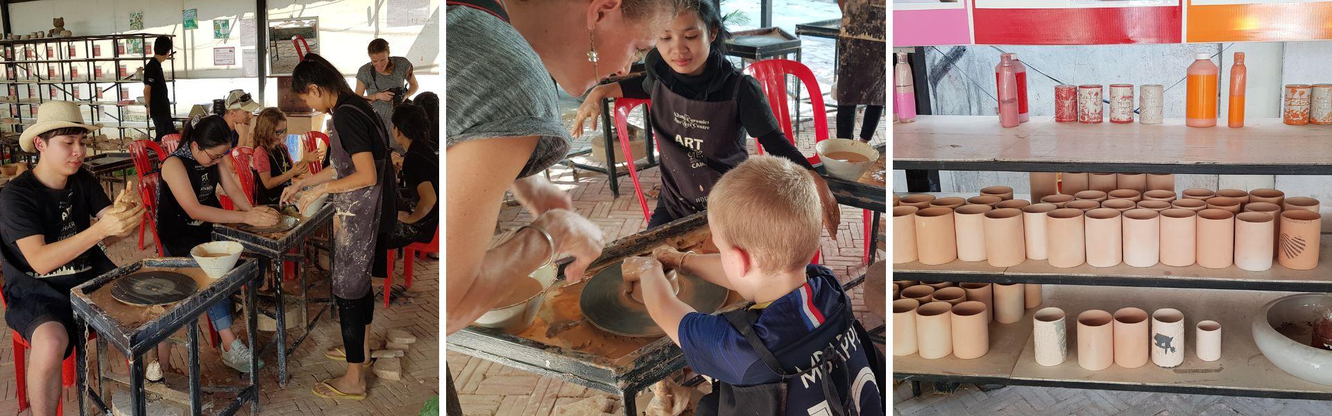 S’amuser en famille avec un expert potier