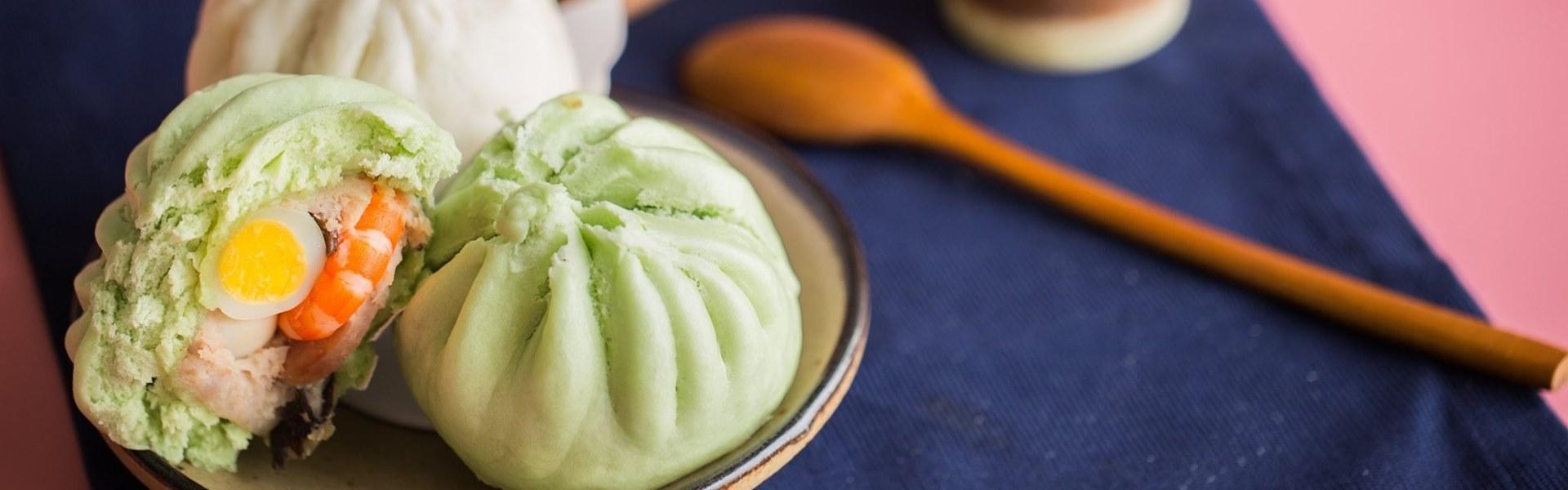 Petit pain vapeur - banh bao vietnamienne