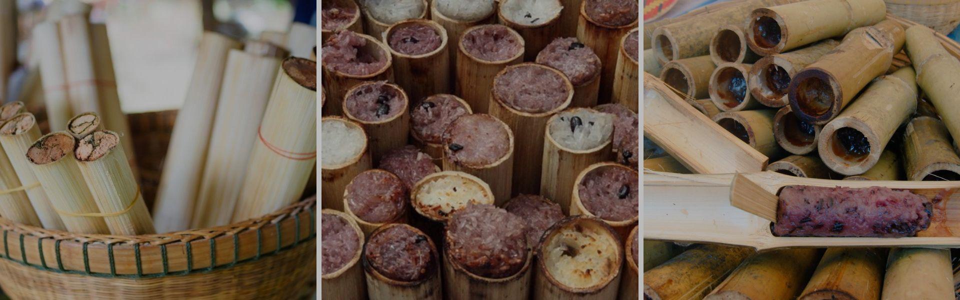 La recette de Khao Lam, le riz gluant fourré dans du bambou