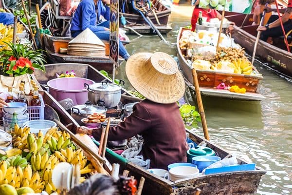 Jour 03 : Bangkok - Marché flottant - Kanchanaburi 