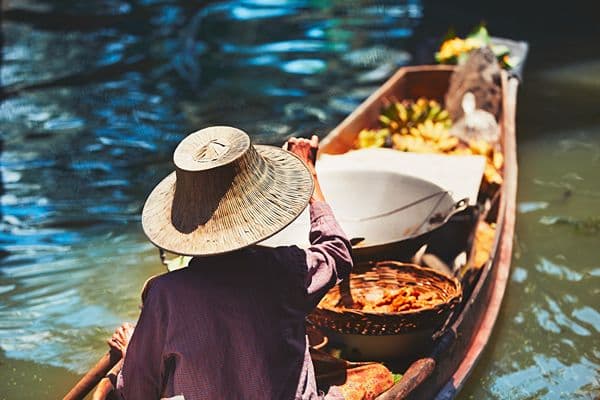 Jour 03 : Bangkok - Marché flottant – Jim Thompson