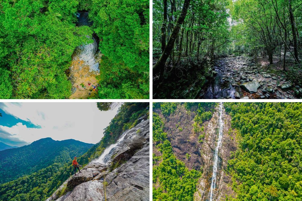 cascade do quyen, cascade d'azalée, option alternative de son doong