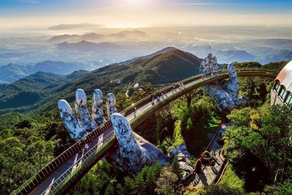 Golden Bridge - Ba Na Hill Da Nang Vietnam