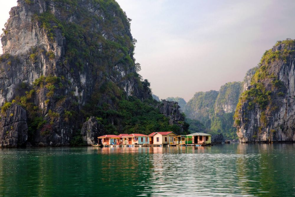Baie de Bai Tu Long au Vietnam