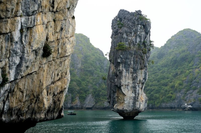 baie lan ha, voyage baie lan ha, voyage ha long, voyage vietnam, îlot baie lan ha, rochers baie lan ha