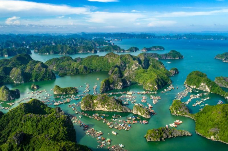 baie lan ha, voyage baie lan ha, voyage ha long, voyage vietnam, vue panoramique baie lan ha