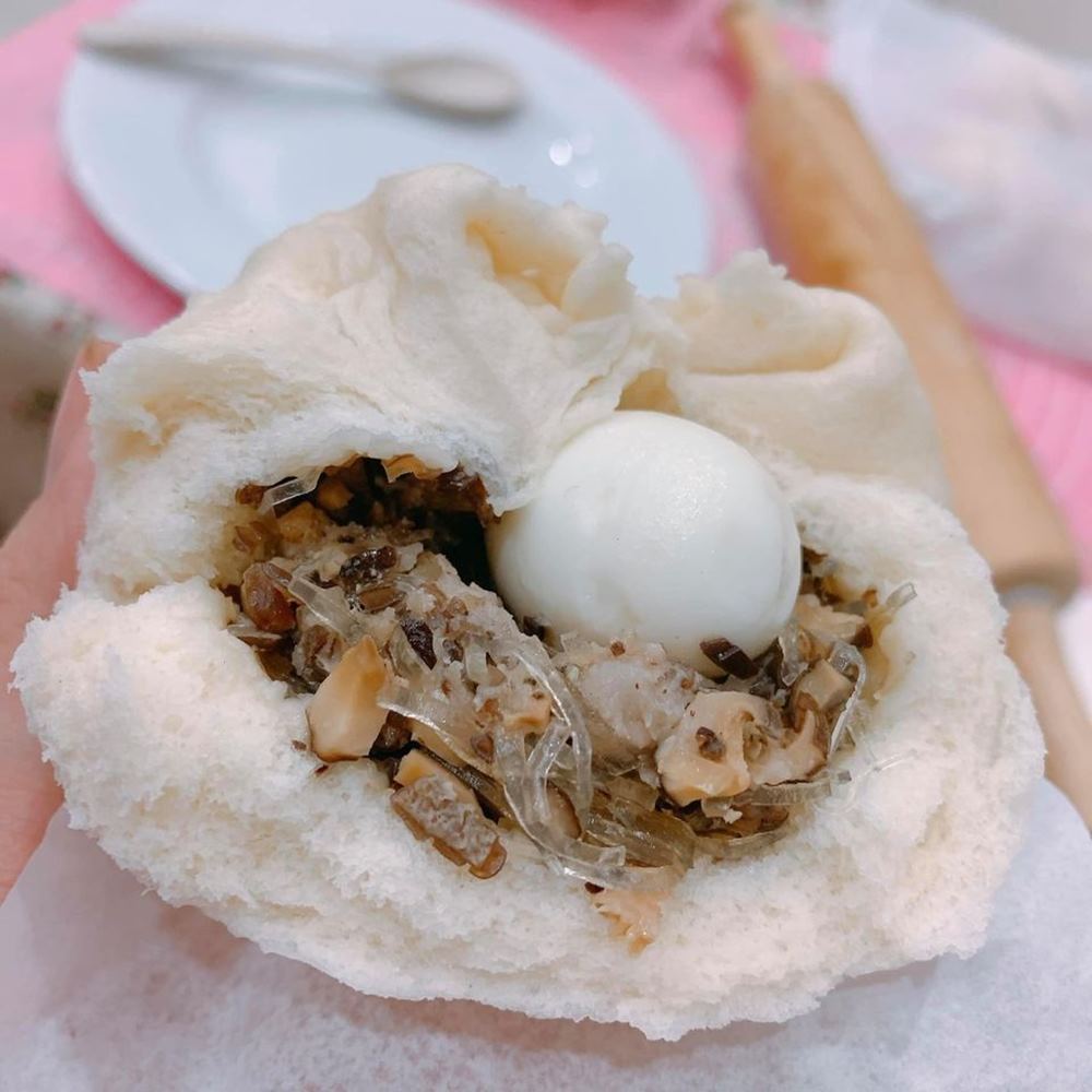 Petit pain vapeur - banh bao vietnamienne