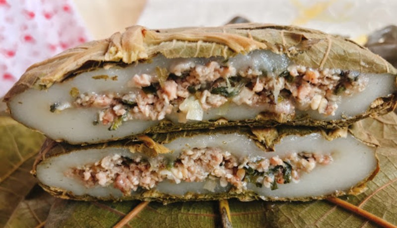 gâteau aux œufs de fourmi à Cao Bang Vietnam