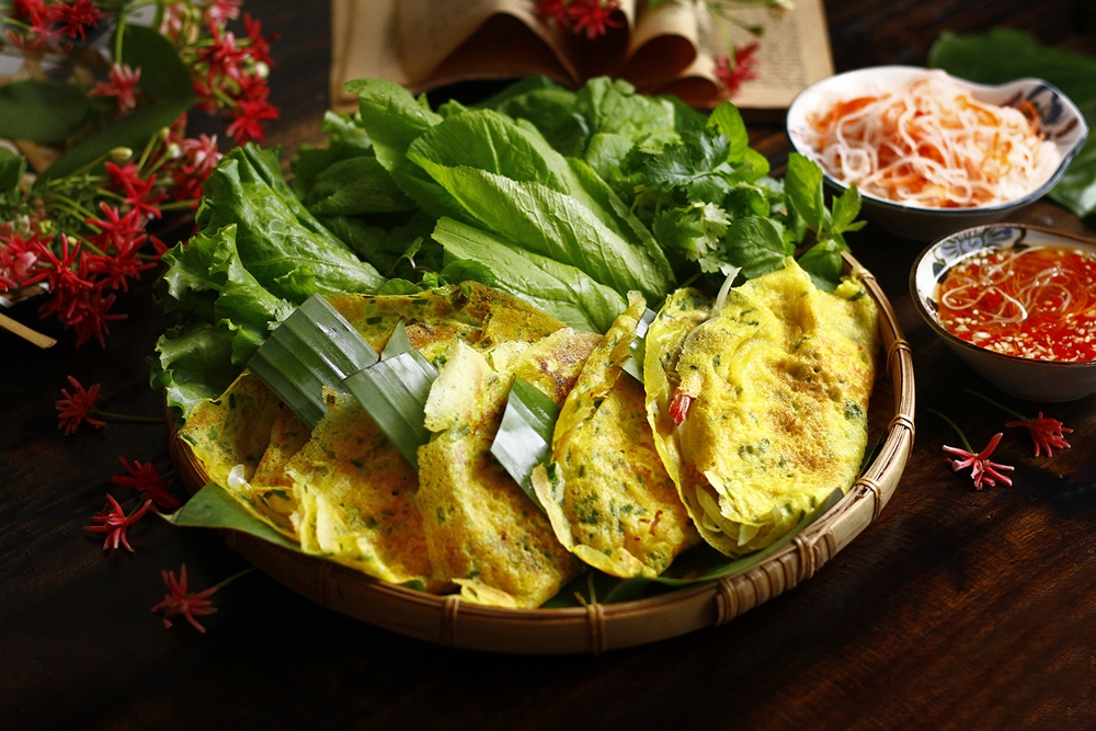 Banh Xeo une crêpe vietnamienne