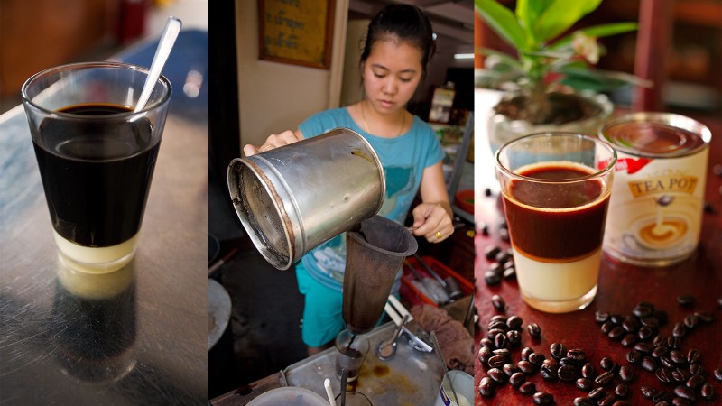 cafe, laos, voyage, asiatica travel, culture, cuisine, filtre en tissu