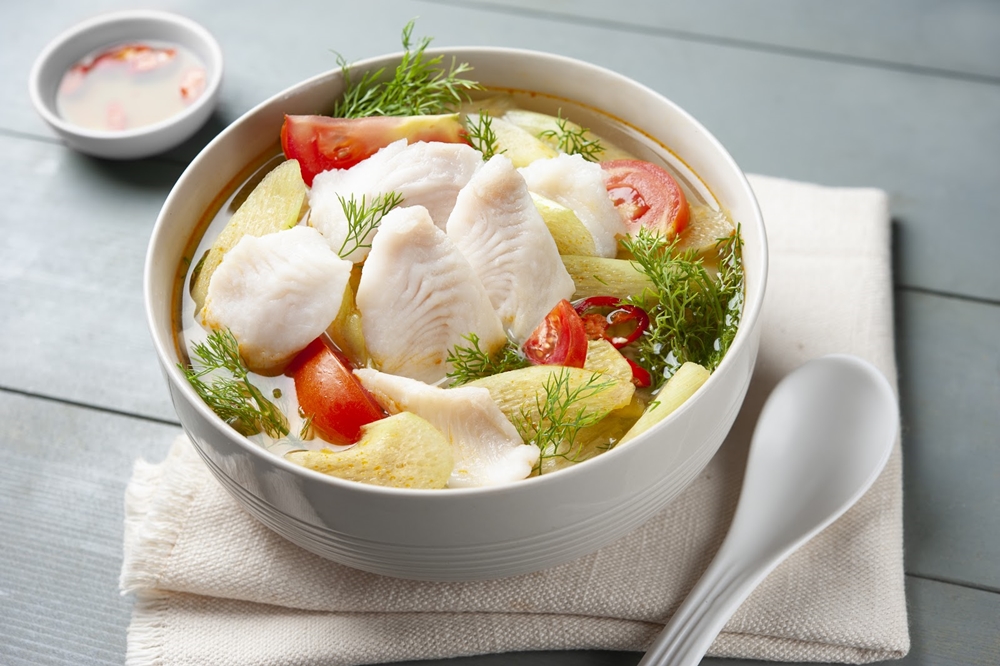 Canh Chua Ca - Soupe aigre-douce au poisson vietnamienne