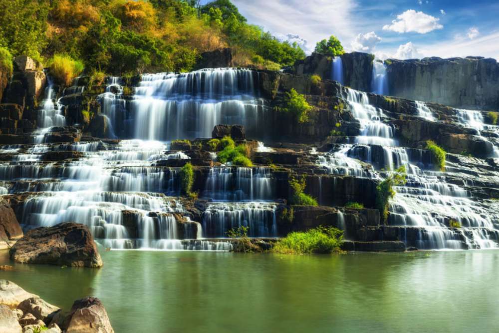 Da Lat, Vietnam : Cascade de Pongour