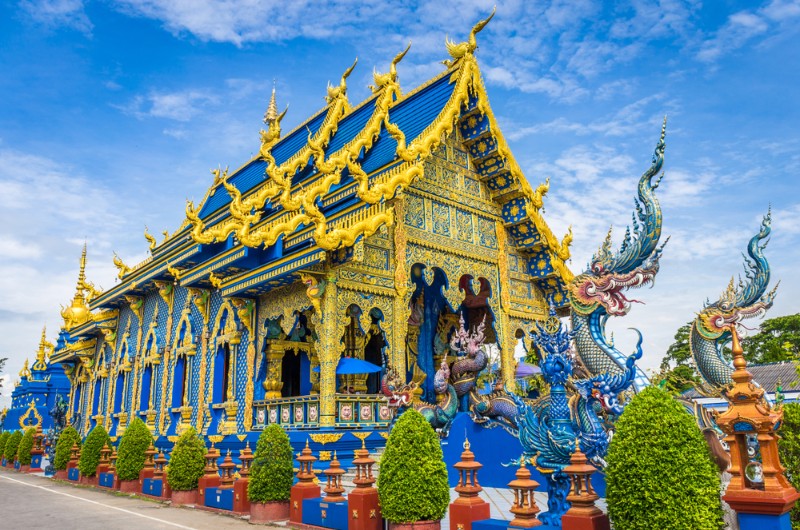 chiang rai, thailande, voyage chiang rai, voyage thailande, asiatica travel, temple bleu, wat rong suea ten