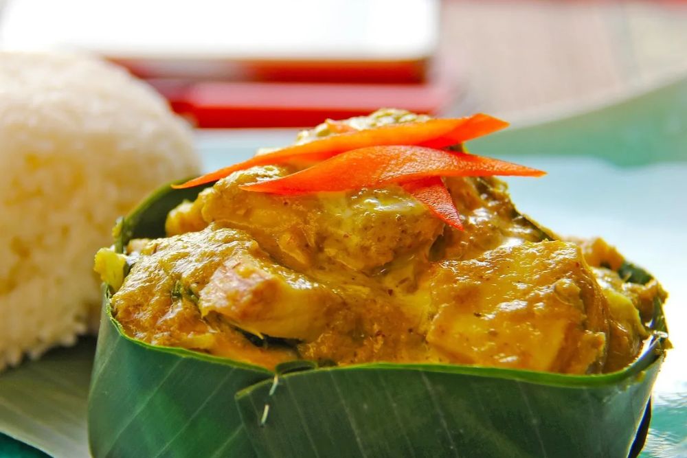 cuisine cambodgienne, plat cambodgien, poisson amok