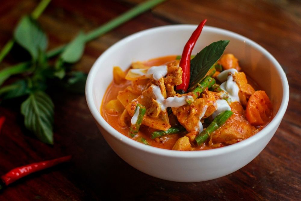 cuisine cambodgienne, plat cambodgien, curry rouge khmer