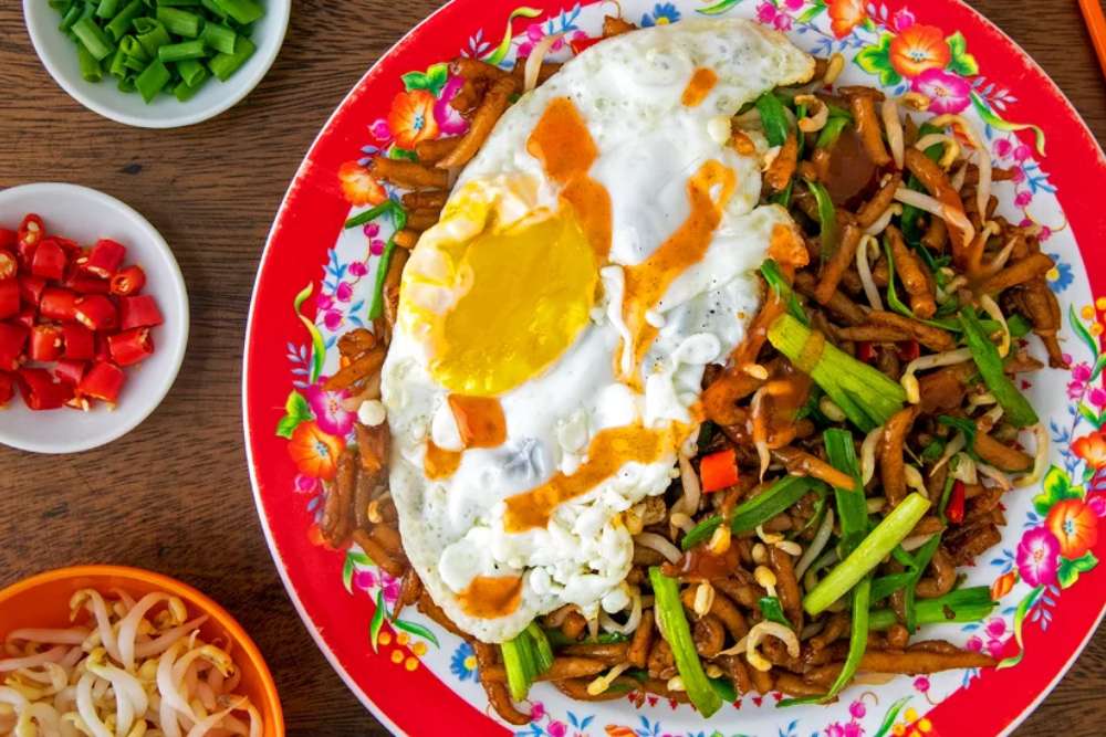 cuisine cambodgienne, plat cambodgien, lort cha