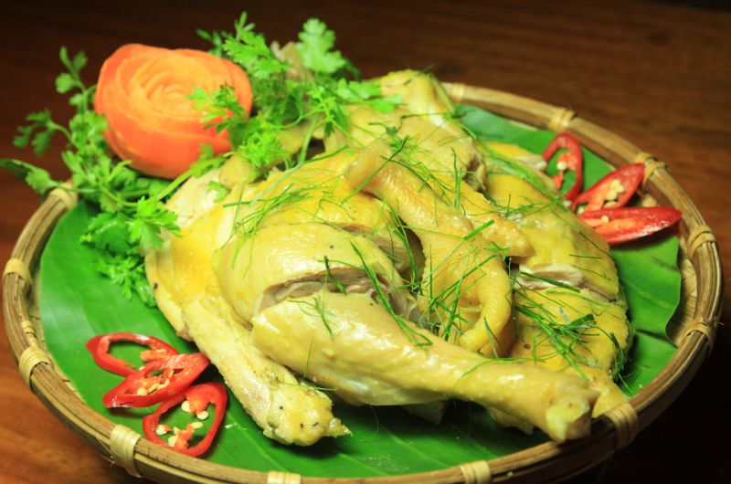 cuisine de l'ethnie thai, mai chau, poulet de colline