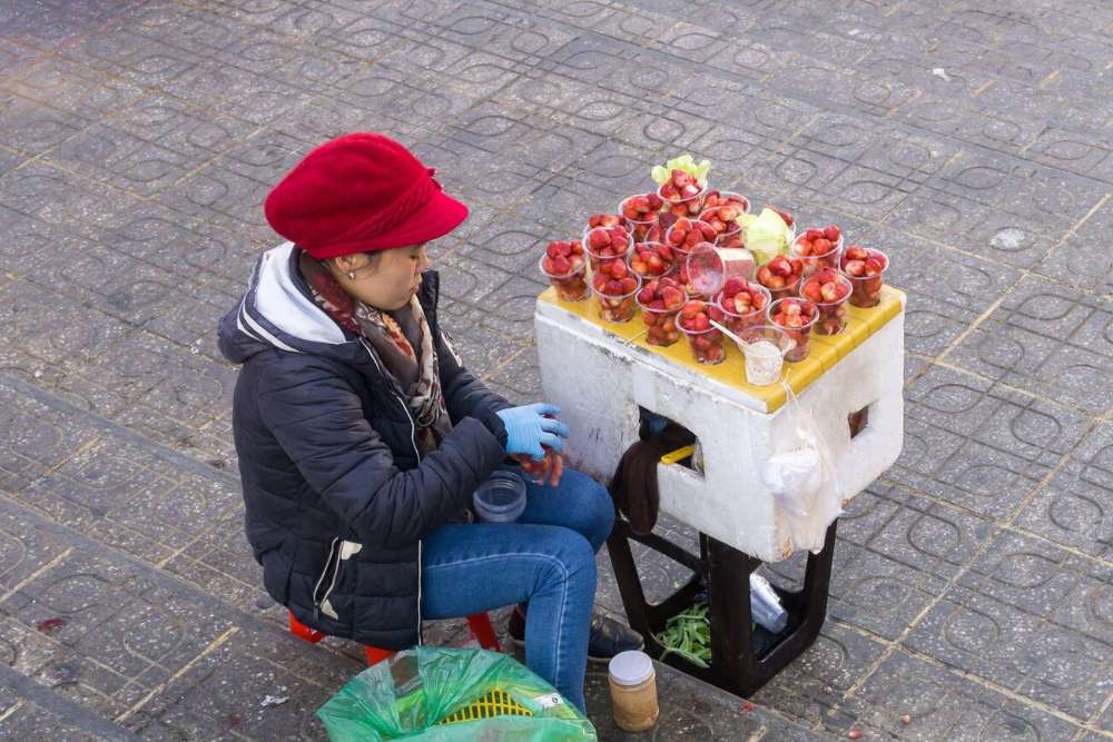 Dalat Vietnam fruits
