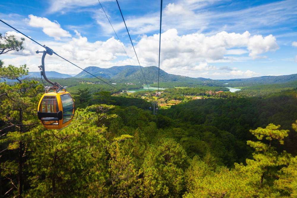 Le téléphérique de Dalat au Vietnam
