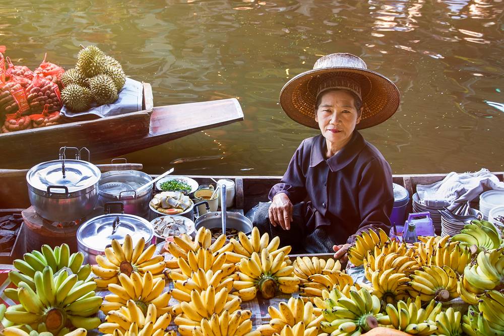 Le Marché Flottant de Damnoen Saduak