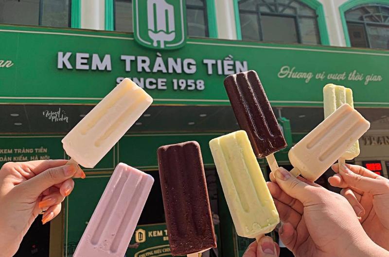 desserts à goûter au Vietnam, dessert vietnamien, crème glacée, crème trang tien
