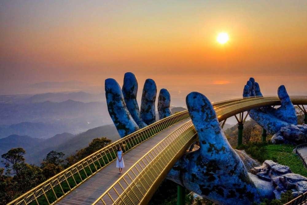 le Golden Bridge (Pont Doré Vietnam)