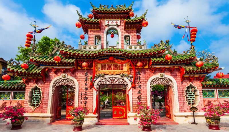 hoi an, vietnam, sanctuaire de Fujian
