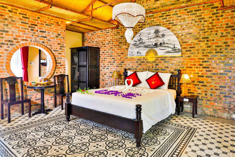 chambre deluxe à Hue Ecolodge