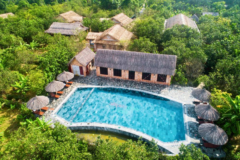 piscine de Hue Ecolodge