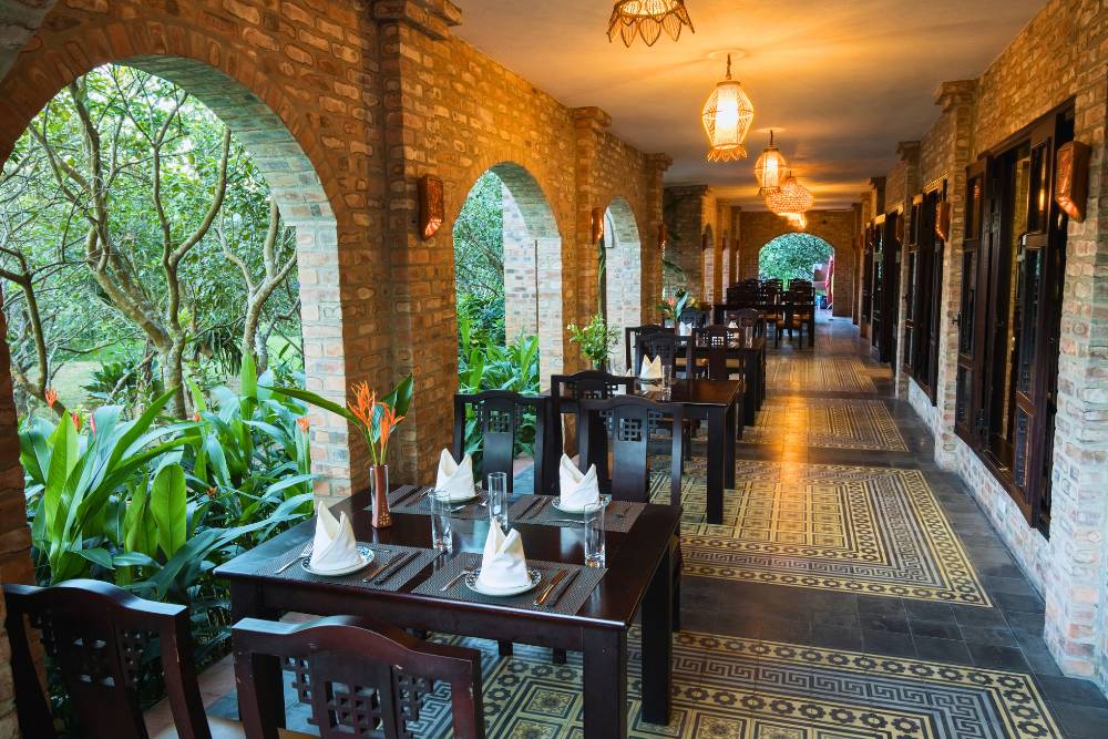 restaurant de Hue Ecolodge
