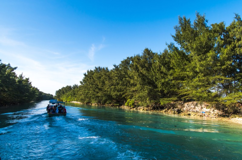 ile, indonesie, voyage, asiatica travel, mer, plage, mille iles, archipel, bateau