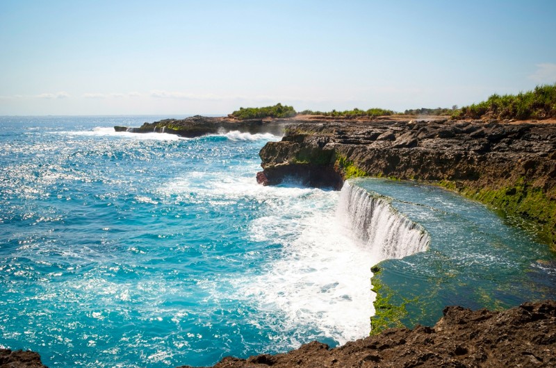 ile, indonesie, voyage, asiatica travel, mer, plage, nusa lembongan, archipel, falaise