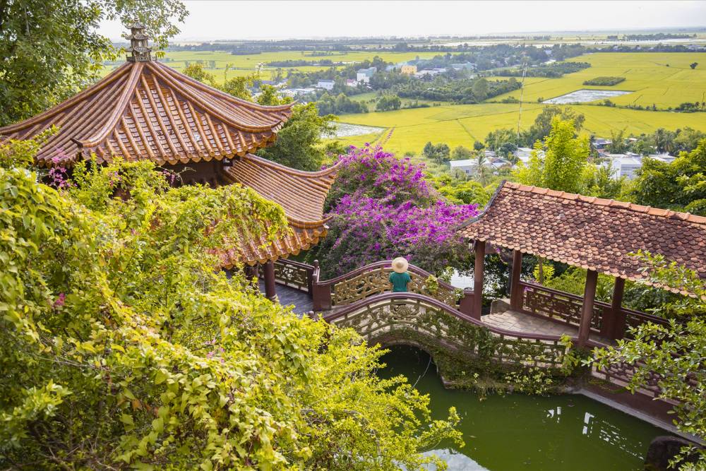 itinéraire delta mékong, pagode chua hang, chau doc, an giang