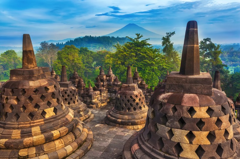 borobudur, temple, java, yogyakarta, indonesie, voyage, asiatica travel, stupa