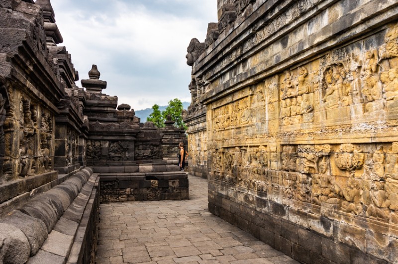 borobudur, temple, java, yogyakarta, indonesie, voyage, asiatica travel, chemin